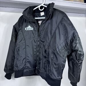 Choko Vintage Snowmobile Jacket Large Black